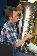 Image showing Tuba player