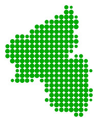 Image showing Map of Rhineland-Palatinate