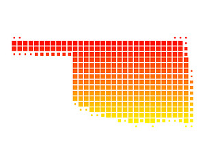 Image showing Map of Oklahoma