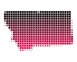 Image showing Map of Montana