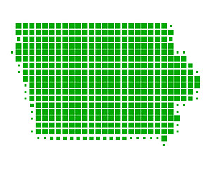 Image showing Map of Iowa