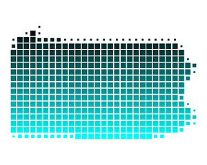 Image showing Map of Pennsylvania