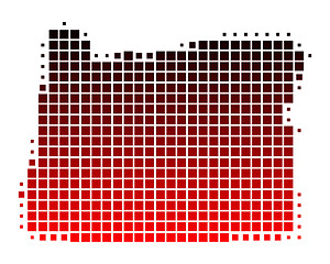 Image showing Map of Oregon