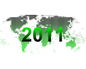 Image showing World map 2011