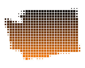 Image showing Map of Washington