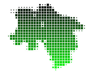 Image showing Map of Lower Saxony
