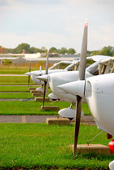 Image showing Small Plane Props