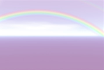 Image showing Purple Rainbow