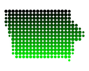 Image showing Map of Iowa