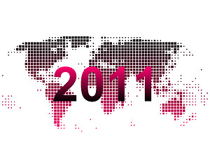 Image showing World map 2011