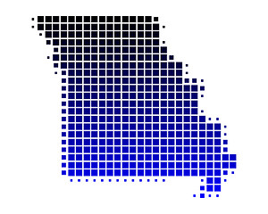 Image showing Map of Missouri