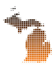 Image showing Map of Michigan