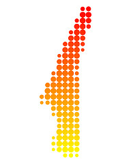 Image showing Map of Lake Starnberg