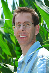 Image showing Man in the Corn Rows