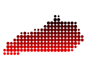Image showing Map of Kentucky