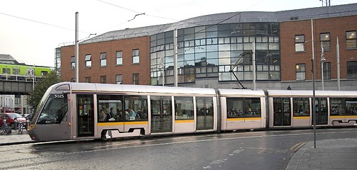 Image showing Tramway line.