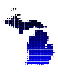Image showing Map of Michigan