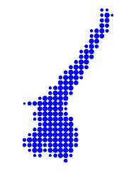 Image showing Map of Lake Garda