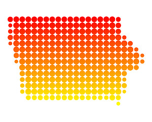 Image showing Map of Iowa