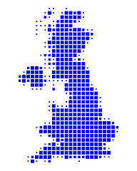 Image showing Map of Great Britain