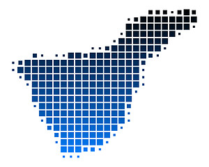 Image showing Map of Tenerife