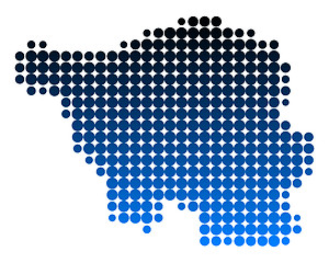 Image showing Map of Saarland