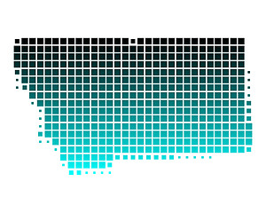 Image showing Map of Montana