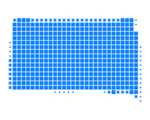 Image showing Map of South Dakota