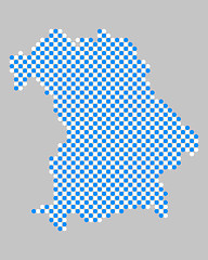 Image showing Map of Bavaria