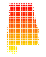 Image showing Map of Alabama