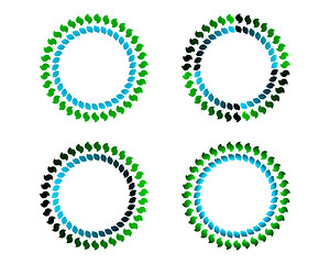 Image showing Coloured circles