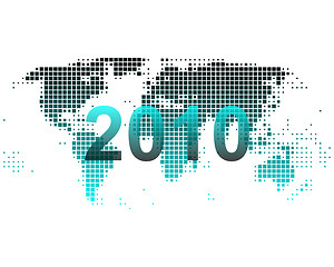 Image showing World map 2010