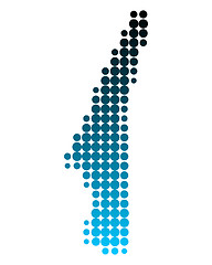 Image showing Map of Lake Starnberg