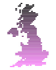 Image showing Map of Great Britain