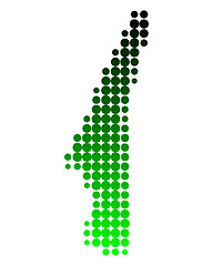 Image showing Map of Lake Starnberg