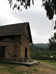 Image showing Side view. St. Mary's church. Asinou. Cyprus