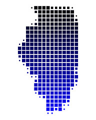 Image showing Map of Illinois