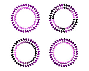 Image showing Coloured circles