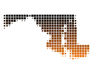 Image showing Map of Maryland