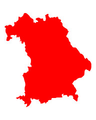 Image showing Map of Bavaria