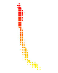 Image showing Map of Chile