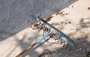 Image showing Wooden rake