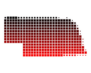 Image showing Map of Nebraska