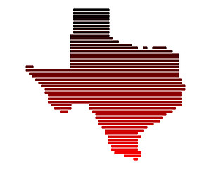 Image showing Map of Texas