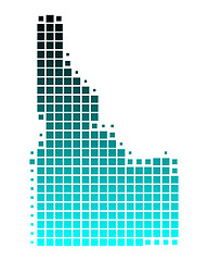 Image showing Map of Idaho