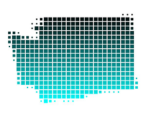 Image showing Map of Washington