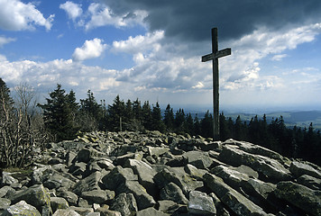 Image showing Summit of Lusen (Bavarian Forest)