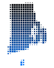 Image showing Map of Rhode Island