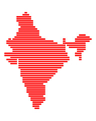 Image showing Map of India