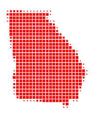 Image showing Map of Georgia